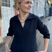 Пуловер реглан с воротником поло Elisabeth