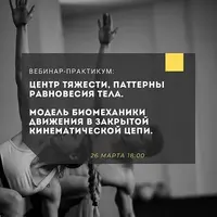 Центр тяжести. Паттерны равновесия тела. Модель биомеханики движения в закрытой кинематической цепи