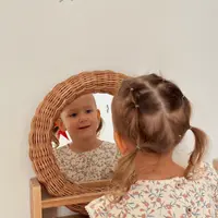 Плетение из бумажной лозы: Зеркала