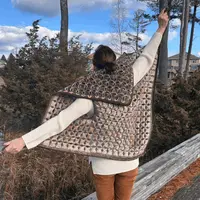 Жилет в технике «Ажурная мозаика»