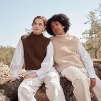 Жилет платочной вязкой Tuku Warmer Slipover