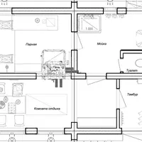 Проект бани из бревна