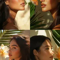 Промпты для создания изображений летних эстетичных красавиц в Midjourney