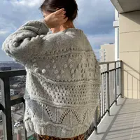 Свитер с узорами "Ростовчанка"