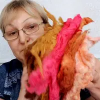 Как красить вату