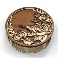 Многослойная раскраска Розы