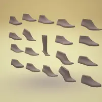 Коллекция колодок для обуви (19 моделей)