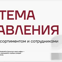 Система управления финансами, ассортиментом и сотрудниками
