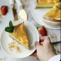 Лимонный и фисташковый чизкейки