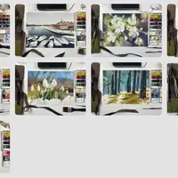 Весенние сюжеты акварелью