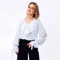 Блузка Воланы