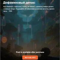Дофаминовый детокс