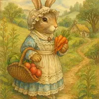 Ватные игрушки: Мама Крольчиха