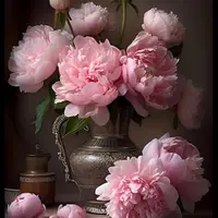 Фламандский метод. Пионы