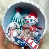 Снеговичок в шарике