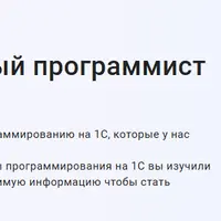 1С: Профессиональный программист (пакет курсов)