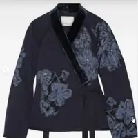 Цельноваляный фактурный жакет из марли и хлопка