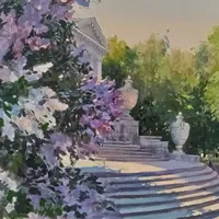 Гуашь и солнце