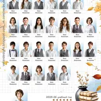 Осенняя виньетка для старшеклассников