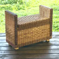 Банкетка. Мастер-класс по сборке каркаса и плетению из бумажной лозы