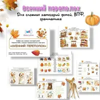 Осенний переполох. ВПФ, грамматика, для сложных категорий детей