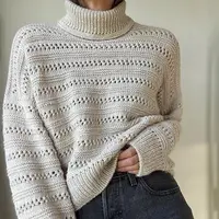 Свитер с японским плечом Lacey Loop Rollneck