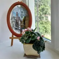 Зеркальное панно с сюжетом