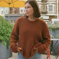Текстурный свитер с японским плечом Town Square Sweater