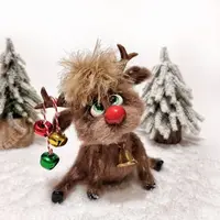 Вязаные игрушки. Оленёнок