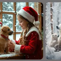 Новогодняя милота. Марафон по этюдам