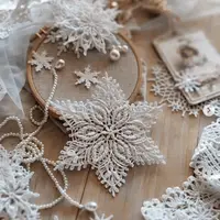 Рельефная снежинка Юлия