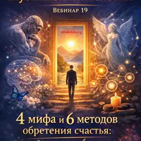 Новые методы глубинной психологии. Вебинар 19. 4 мифа и 6 методов обретения счастья: продолжение и завершение