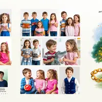 Набор 757. Папка-трюмо для детского сада