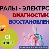 Калий, Натрий, Хлор. Минералы Электролиты