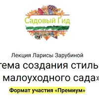Система создания стильного и малоуходного сада