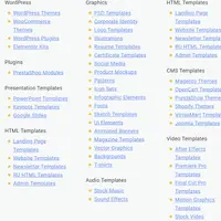 Годовая подписка на продукты TemplateMonster