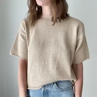 Вязаный спицами женский топ-футболка Harvest Tee