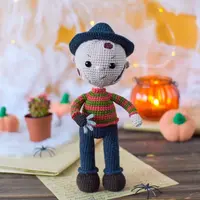 Фредди Крюгер в технике амигуруми