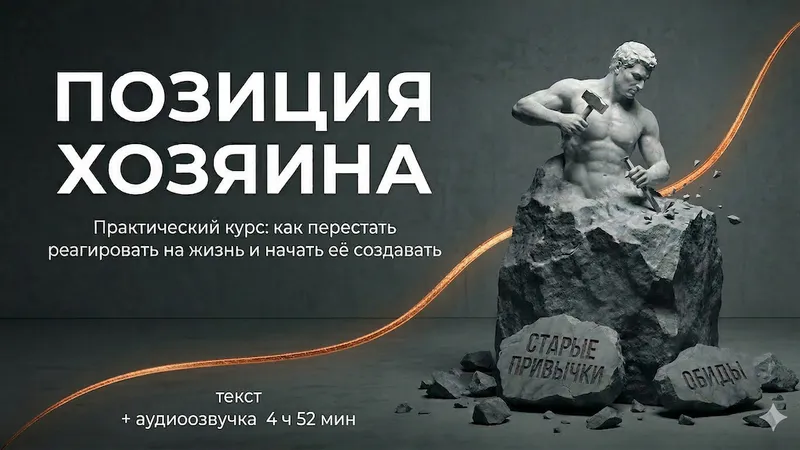 Позиция Хозяина: как перестать реагировать на жизнь и начать её создавать