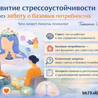 Развитие стрессоустойчивости через заботу о базовых потребностях: чем может помочь психолог
