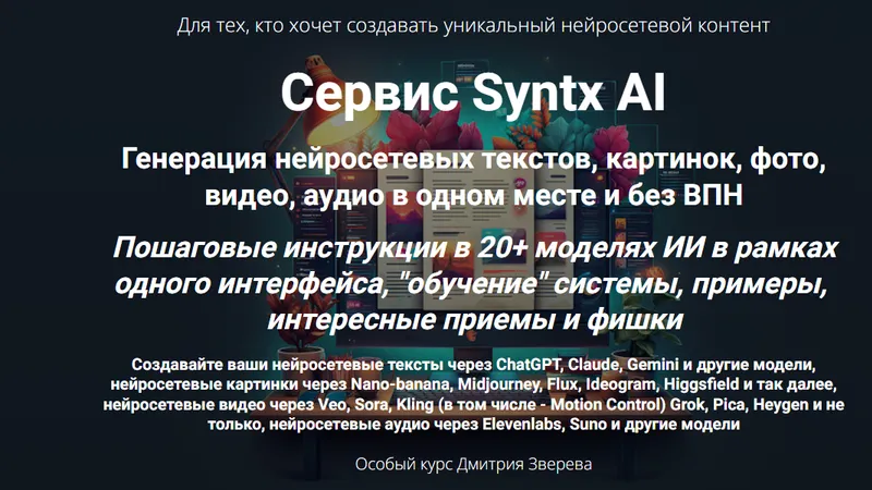 Сервис Syntx AI