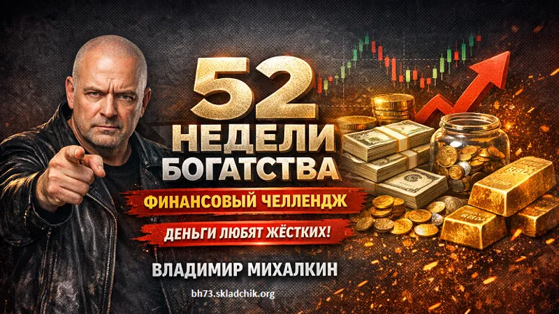 52 недели богатства: финансовый челлендж