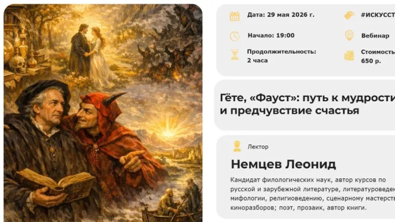 Гёте, Фауст: путь к мудрости и предчувствие счастья