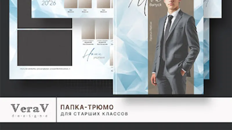 Набор 774. Папка-трюмо для старших классов