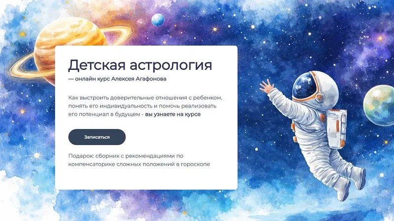 Детская астрология