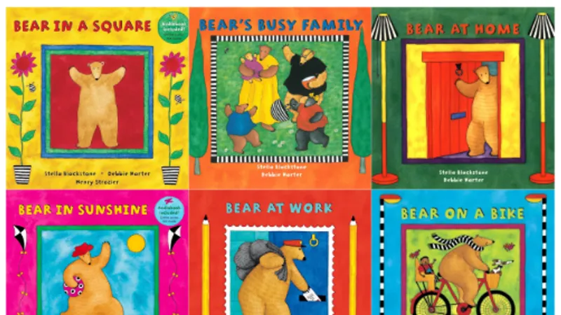 Материалы для работы с книгами про мишку