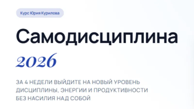 Самодисциплина