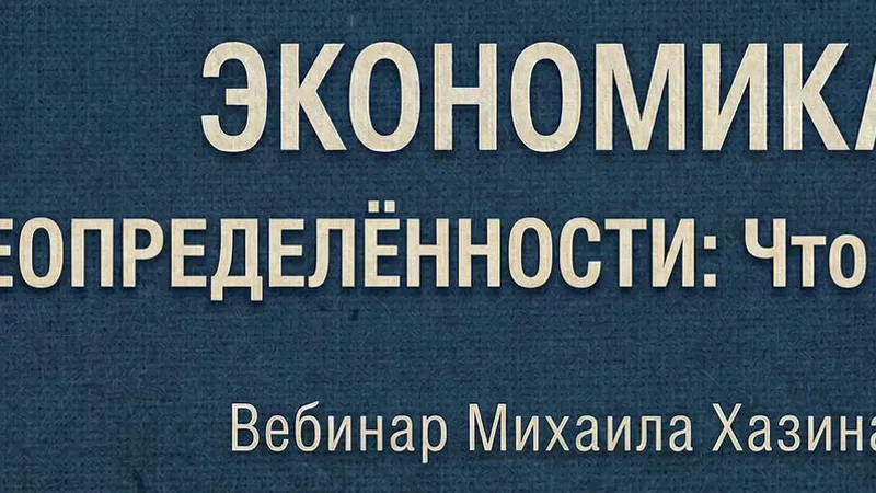 Экономика неопределённости - что дальше?