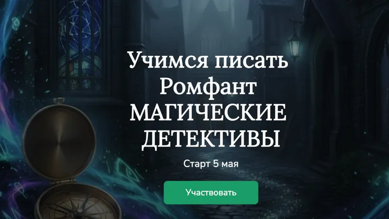 Учимся писать Ромфант. Магические детективы