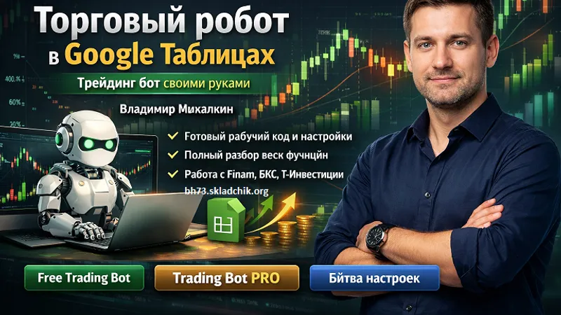 Торговый робот в Google Таблицах: трейдинг бот своими руками